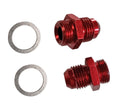 Russell Performance -6 AN Carb Adapter Fittings (2 pcs.) Zinc