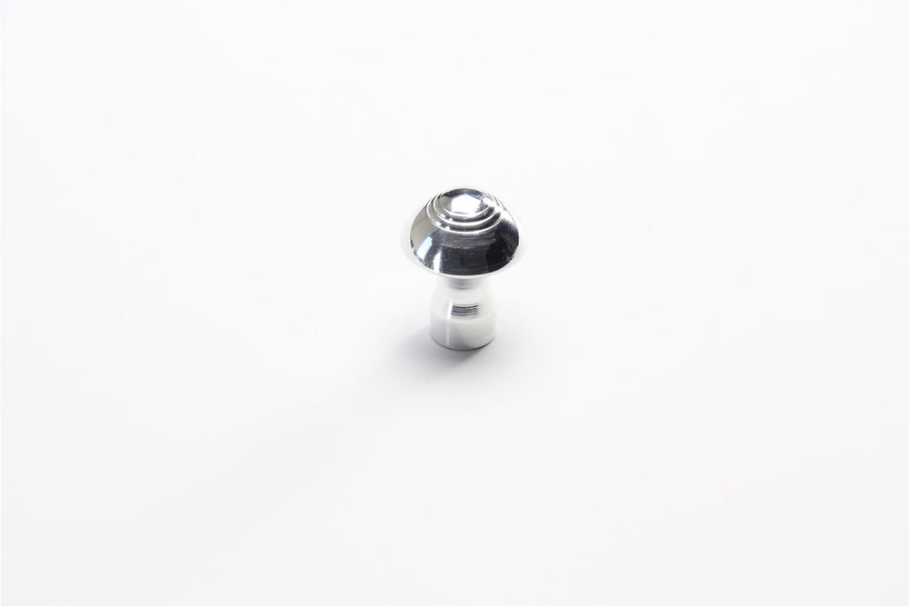 Dash Knob Deco 3/16I N Hole Polished