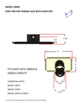 JACK FOOT FOR 1000 LB. TONGUE JACK (BULK)