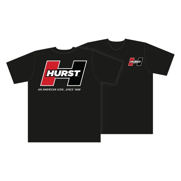 HURST T-SHIRT (LOGO) (BLACK) XXX LARGE