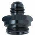 Fragola -8AN x 7/8-20 Male Adapter-Dual Feed - Black