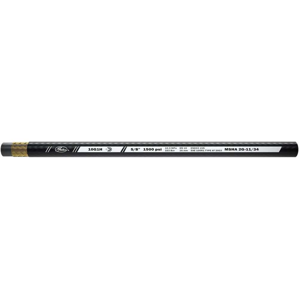 Gates 10G1HXREEL - Global G1H 1-Wire Braid Hose - High-Temp - SAE 100R1 Type AT - 5/8 x 220 (1500 psi)