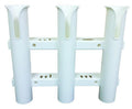 2 IN 1 MOLDED ROD HOLDER ROD RACK WHITE PACKAGED