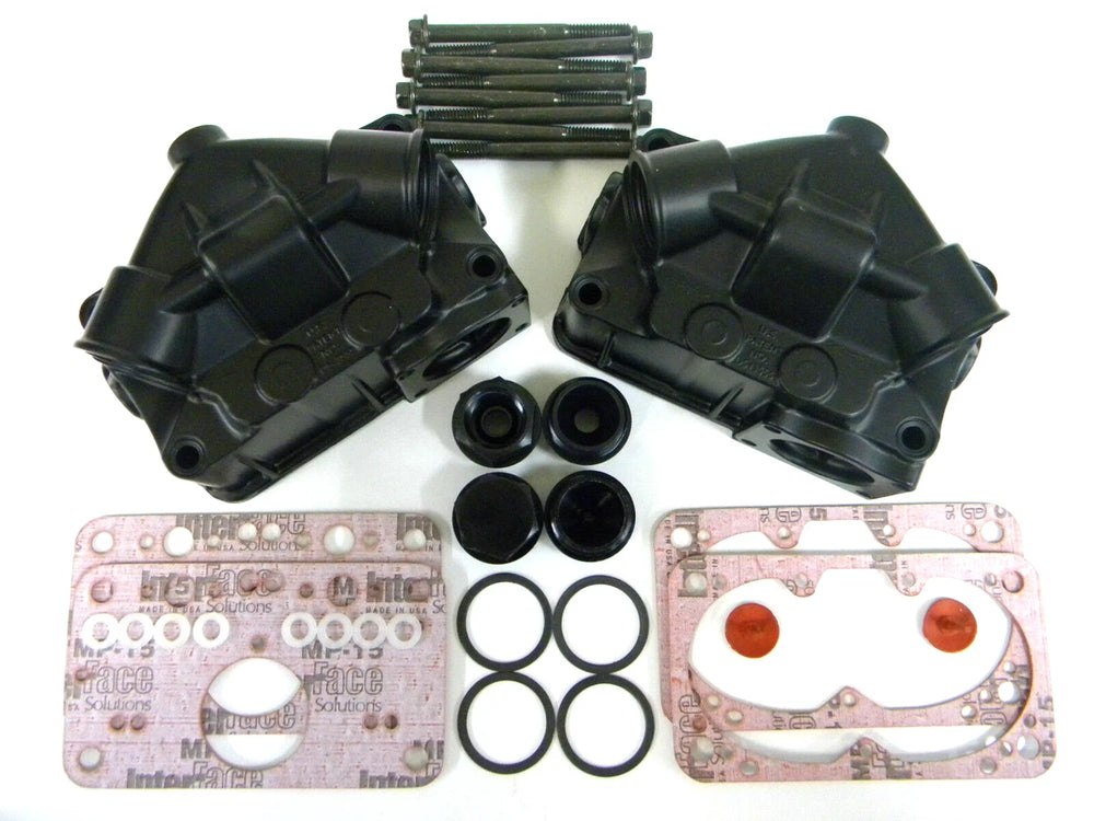QFT ALUMINUM 50CC PUMP HSG. COVER ASSY.