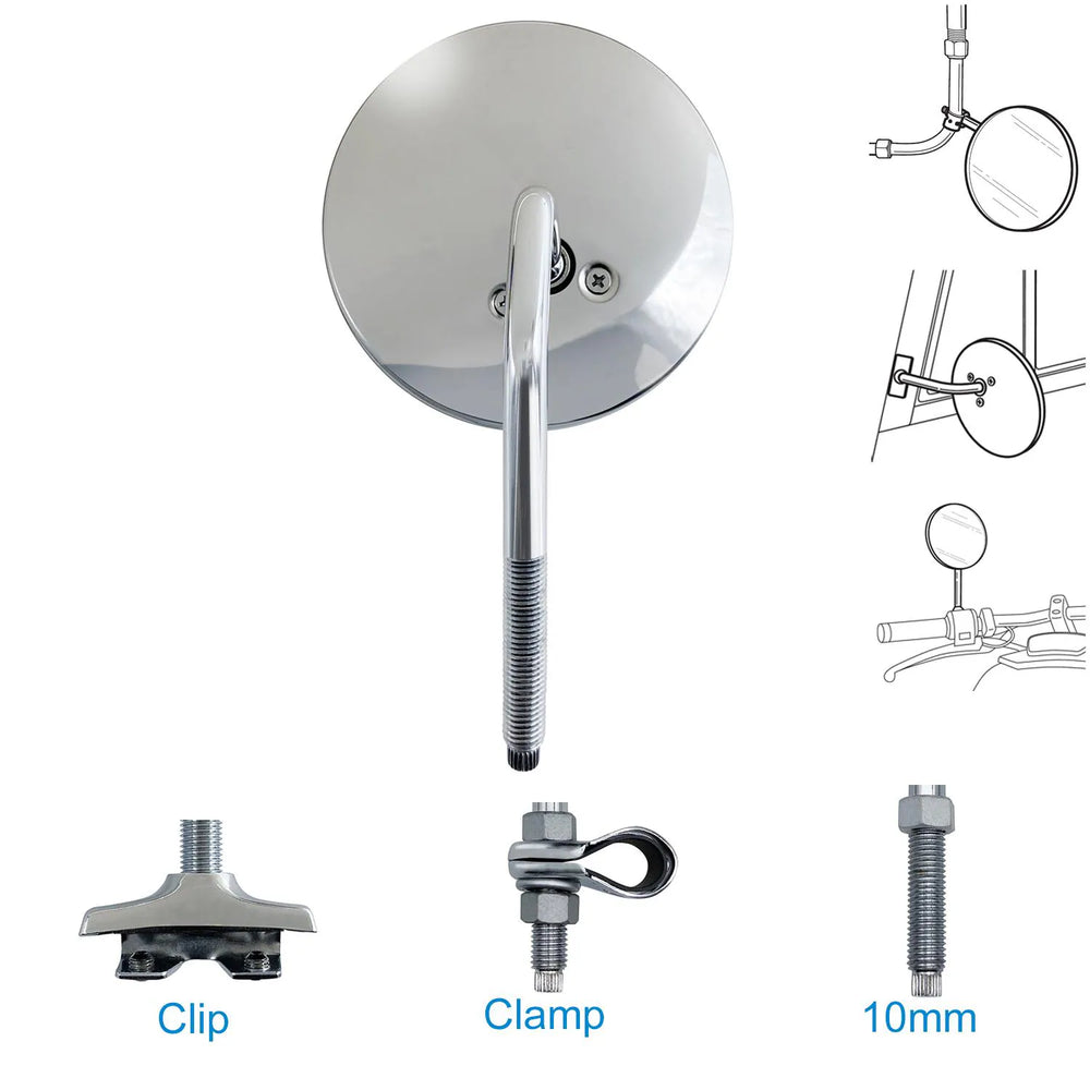 MULTIPURPOSE WIDE ANGLE MIRROR, 3 W