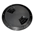 ABS DECK PLATE BLACK TEXTURED 8" QU