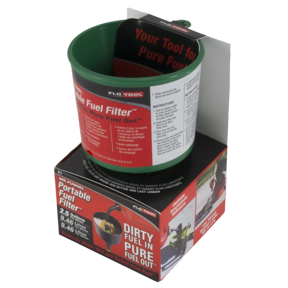 MEDIUM NONCONDUCTIVE PORTABLE FUEL FILTER