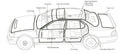 LH AND RH QUARTER PANEL SEAL KIT; FORD BRONCO 6677