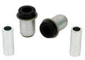 Control arm - lower inner bushing 2 Shell Bushings 2 Tubes Grease