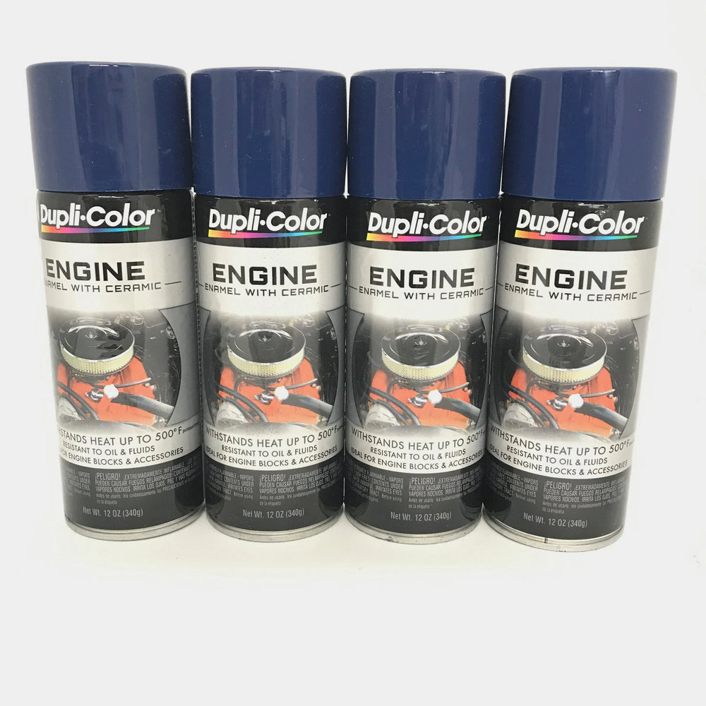 ENGINE ENAMEL WITH CERAMIC; FORD DARK BLUE; 12 OZ. AEROSOL