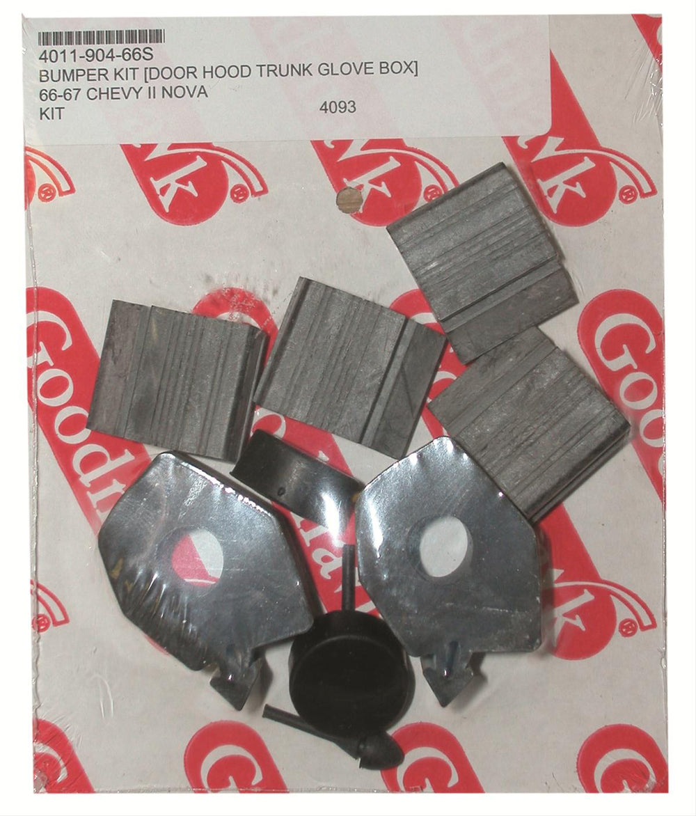 RUBBER BUMPER KIT; 66-67 'X' DOOR;