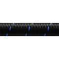 Vibrant -10 AN Two-Tone Black/Blue Nylon Braided Flex Hose (2 foot roll)