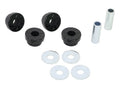 Control arm - front upper and lower bushing 4 Bushings 2 Tubes 4 Washers Grease Install Guide