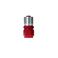 10 AN STRAIGHT CRIMP STYLE HOSE END RED
