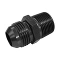 Fragola -12AN x 3/4 NPT Straight Adapter - Black
