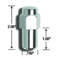 14MM X 1.50 DUPLEX MAG LUGS CLAMSHELL
