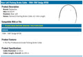 PARKING BRAKE CABLE