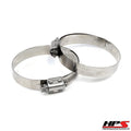 HPS Performance Stainless Steel Worm Gear Liner Clamp SAE 80 5pc Pack 4-5/8 - 5-1/2 (117mm-140mm)