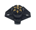 7-WAY SOCKET, GLASS-FILLE