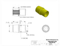 3/4-16 RH Tube End - 1-1/2in x .120in