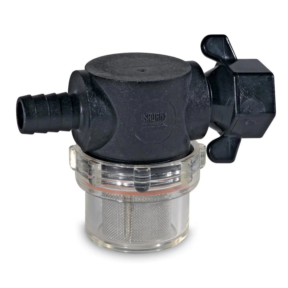 SWIVEL STRAINER 1/2IN BARB INLET 1/2IN NPSMFEMALE SWIVEL OUTLET