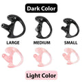 Rugged Radios Rubber Ear Mold Buds for Acoustic Tubes Right Ear / Light Color