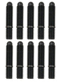Moroso Bullet Nose Black OX Studs - 5/16-18 X 5/16-24 X 1 5/8 (10 Pack)