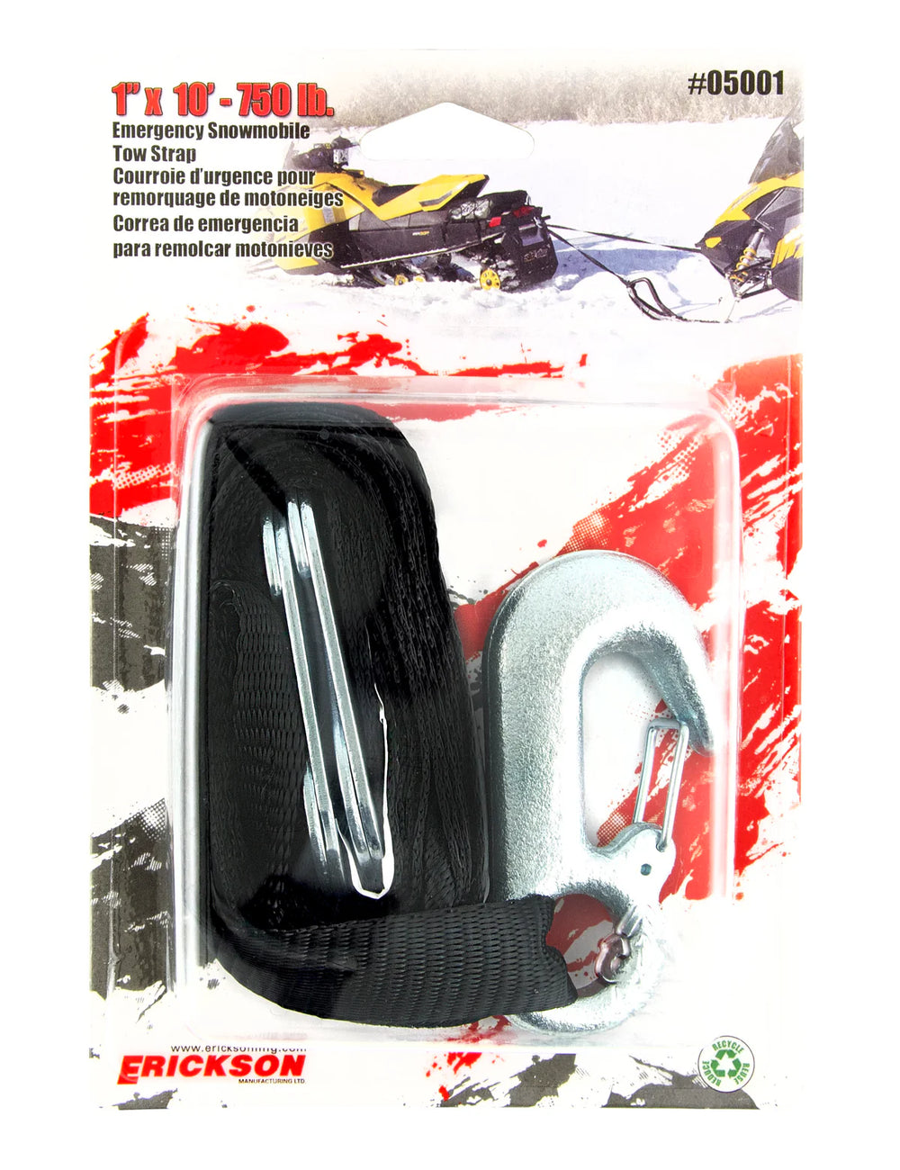 ERICKSON black tow strap