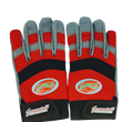 Granatelli Medium Mechanics Work Gloves - Red/Gray/Black