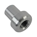 QA1 Tube Adapter - 1-1/2in OD - Smooth - Right Hand - 3/4-16 x Thread .250in Wall - Alloy
