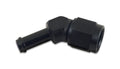 Vibrant Performance - 12016 - Female AN to Hose Barb 45 Degree Adapter, AN Size: -6; Barb Size: 3/8 in.