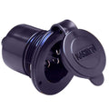 15A 125V STRAIGHT BLADE POWER INLET BLACK