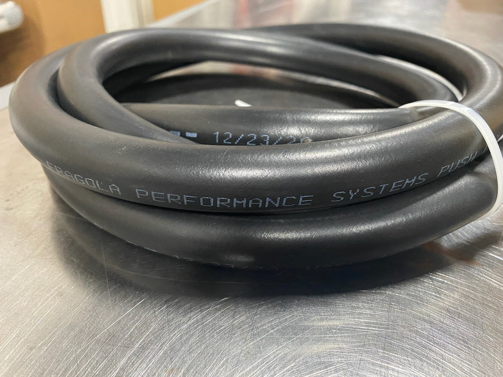 PUSHLITE HITEMP BLACK HOSE 8AN BULK (REPLACES 800008 NO FIBER BRAID)