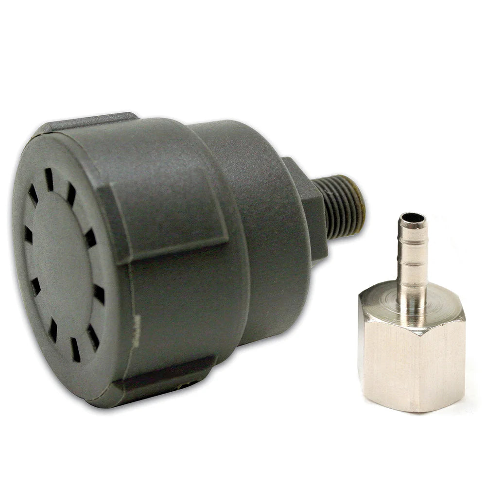 REMOTE INTAKE AIR FILTER ASSEMBLY PLASTIC HOUSING 1/8IN M NPT (USE WITH P/N 00