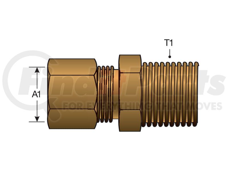 COPPER TUBING COMPRESSION FITTING