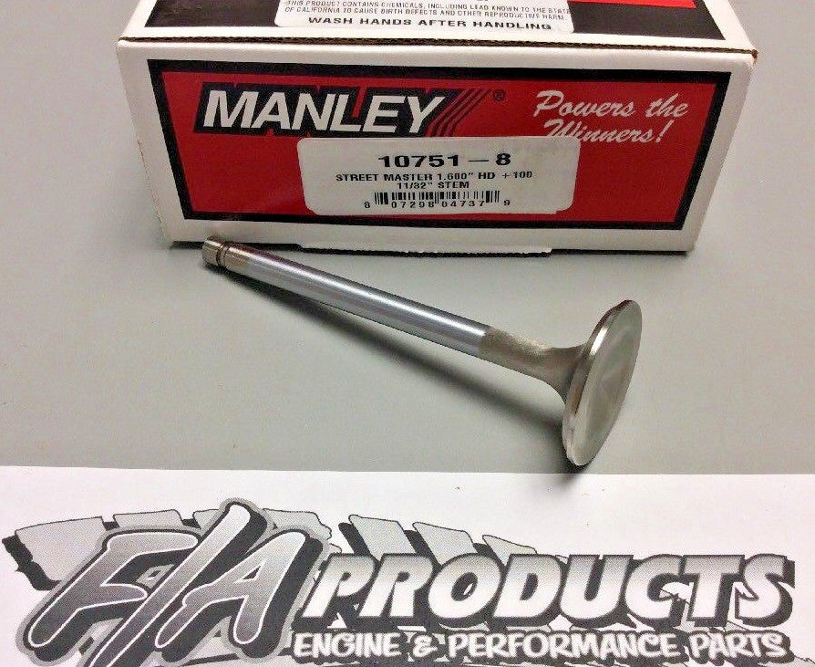 Manley VALVE-S/M 1.600 .100 EA