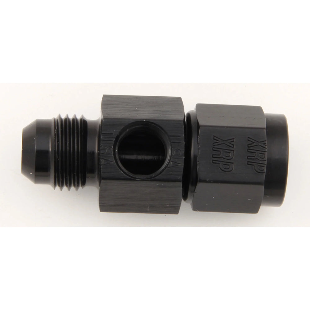 #6 to #6 Fem Fuel Press Adapter w/ 1/8 NPT Port