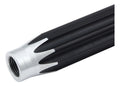 3/8 Aluminum Scalloped Tube 7in