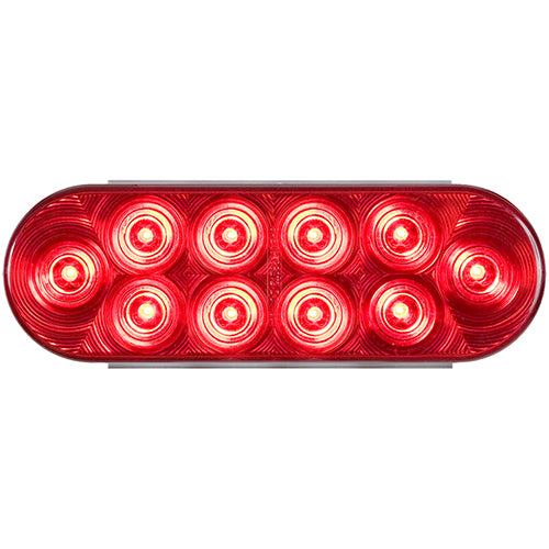 10LED 6IN RED GROMMET MOUNT STOP/TURN/TAIL LIGHT