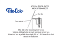 TOOL BOX MOUNTING CLAMP-104MBA