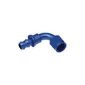 04 90 DEGREE AN/JIC HOSE END PUSH LOCK BLUE
