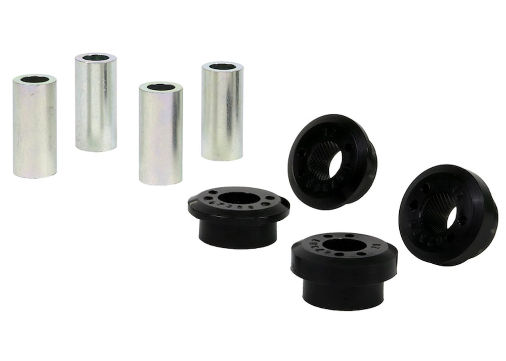 Control arm - lower rear outer bushing 4 Bushings 2 Tubes Install Guide Grease