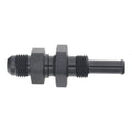 DeatschWerks 6AN Male Flare to Straight 5/16in Single Hose Barb - Anodized DW Titanium