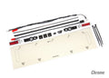 LED LGTS TAIL LGTS RED CHROME TRIM