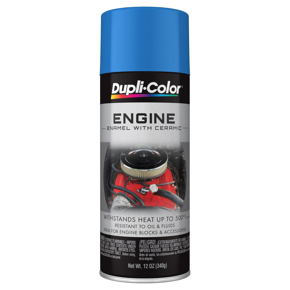 ENGINE ENAMEL WITH CERAMIC; CHRYSLER CORP. BLUE; 12 OZ. AEROSOL