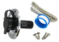 WATER INLET 23/4IN DIE CAST FLANGE MPT SILVER CARDED