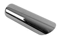 EXHAUST TIP 2.5IN ID ANGLE CUT OUTLET 9IN OAL CHROME