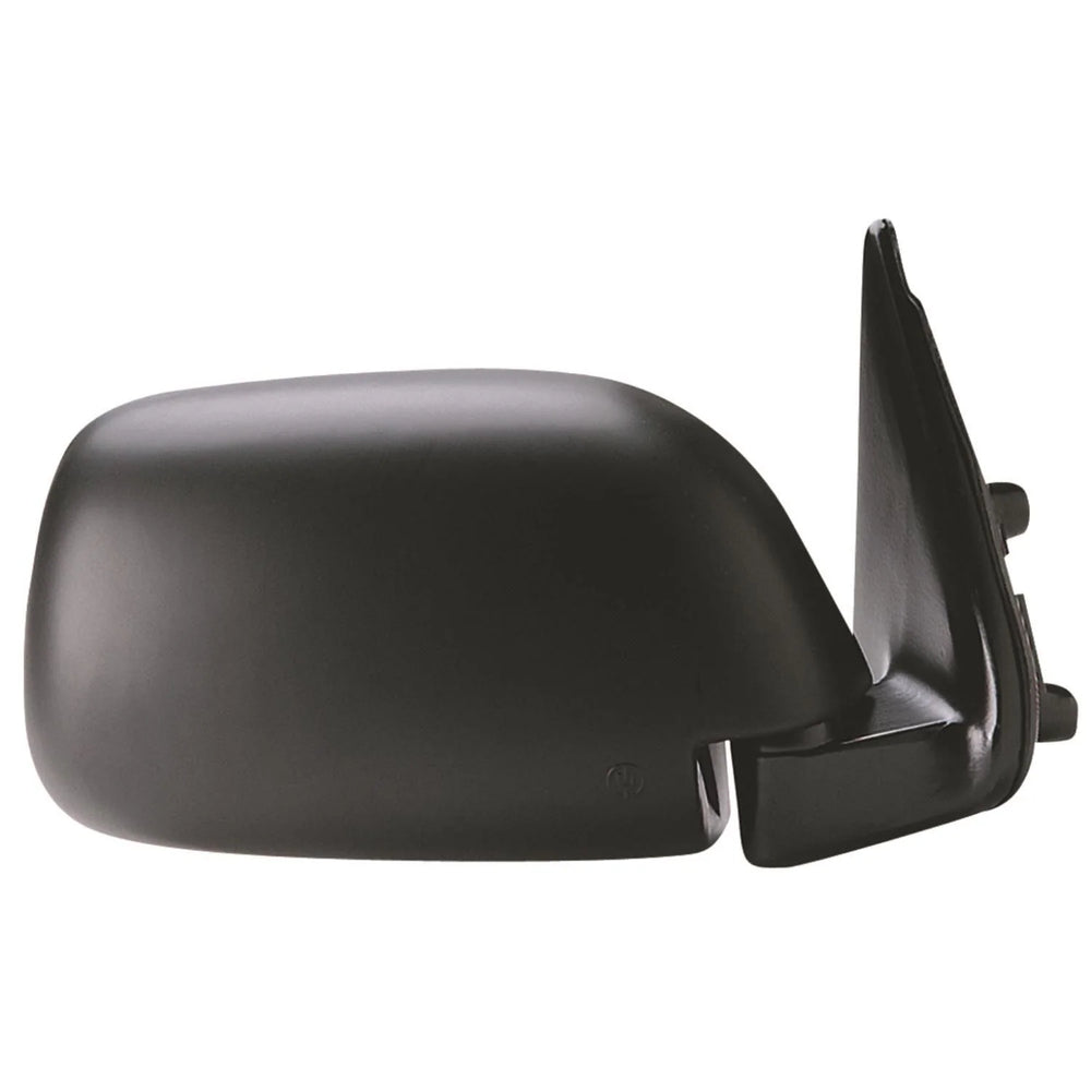 8995 TOYOTA PICKUP RH MANUAL FOLDAWAY OE MIRROR BLACK WINDOW MOUNT W/O VENT