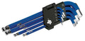 9PC LONG ARM HEX KEY SET