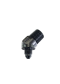 Fragola -4AN x 3/8 NPT Adapter - Black